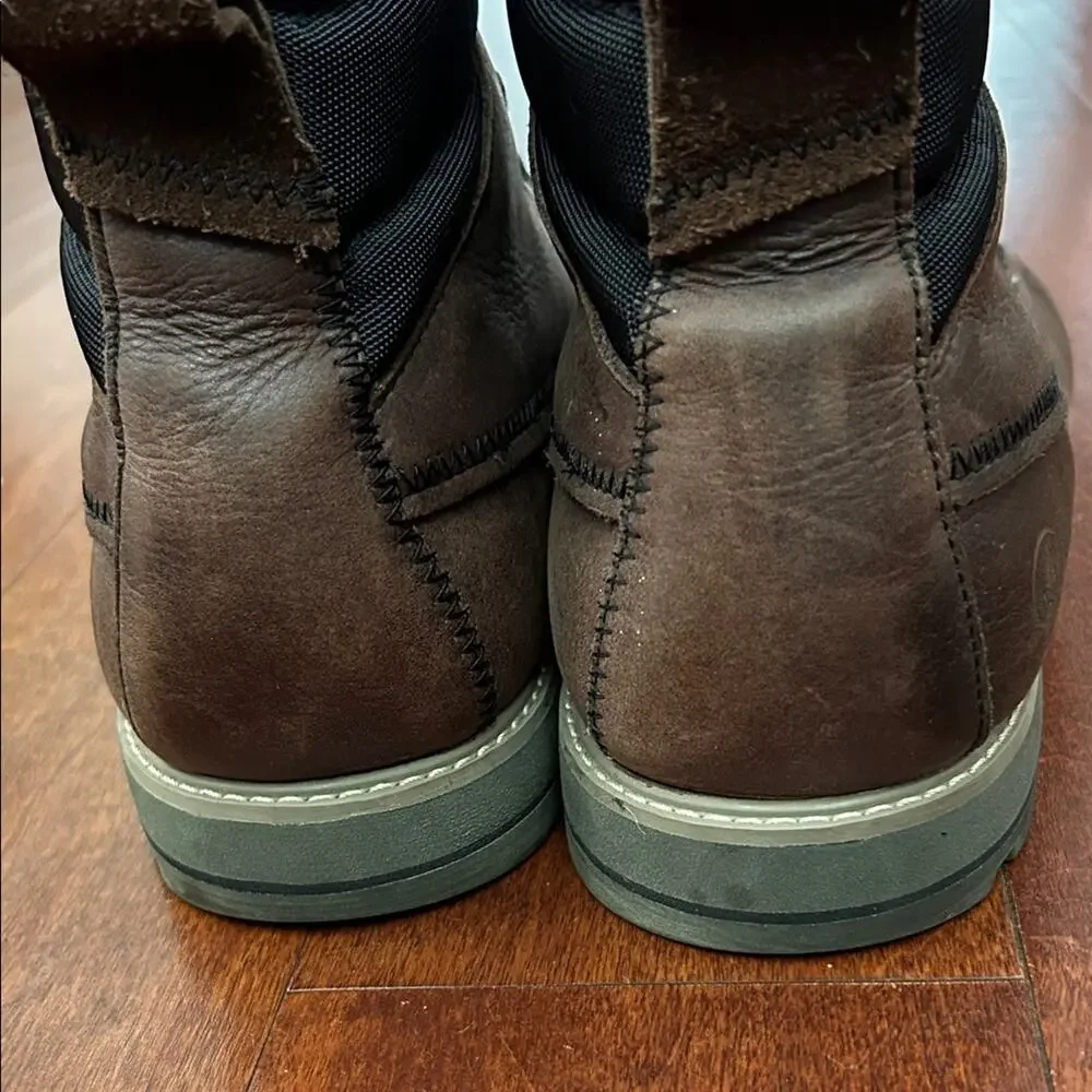 Volcom Sub Zero Men's Brown Leather Boots, Size 13